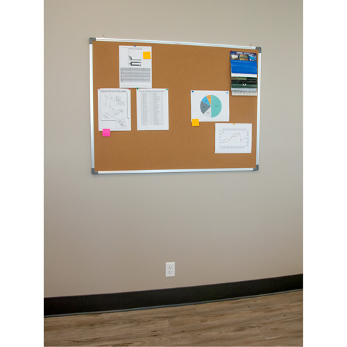 Corkboard, 18" H x 24" W Haskins Industrial Inc.