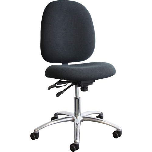 ESD (Electrostatic Dissipative) Shoptech Seating, Vinyl, Black, 250 lbs. Capacity Haskins Industrial Inc.