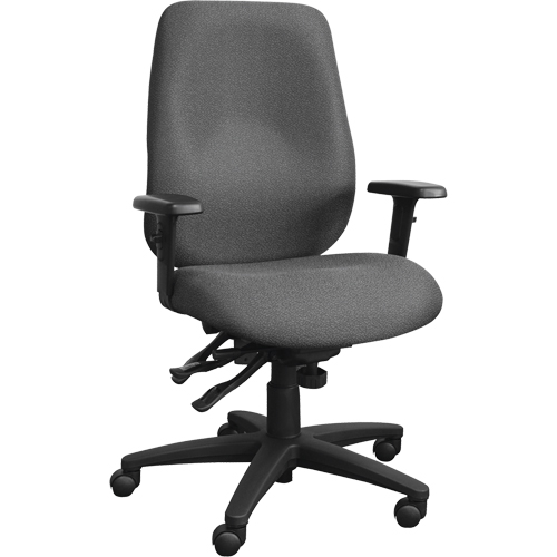 Chaises ergonomiques Cierra , Tissu, Gris, Capacit&eacute; 250 lb Haskins Industrial Inc.
