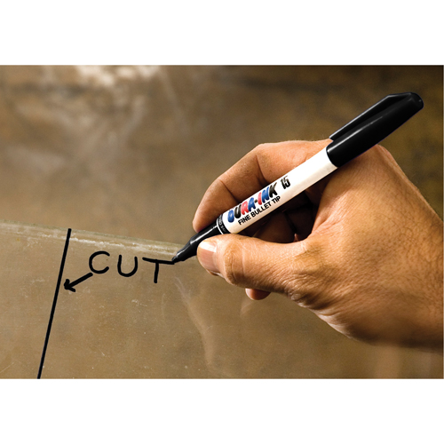 Dura-Ink&reg; #15 Permanent Marker, Fine, Silver Haskins Industrial Inc.