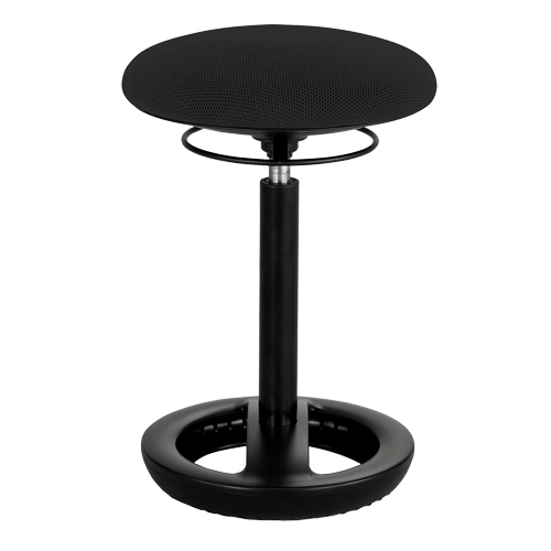 Chaise ergonomique Twixt, Stationnaire, Ajustable, , Mailles en polyester Si&egrave;ge, Noir Haskins Industrial Inc.