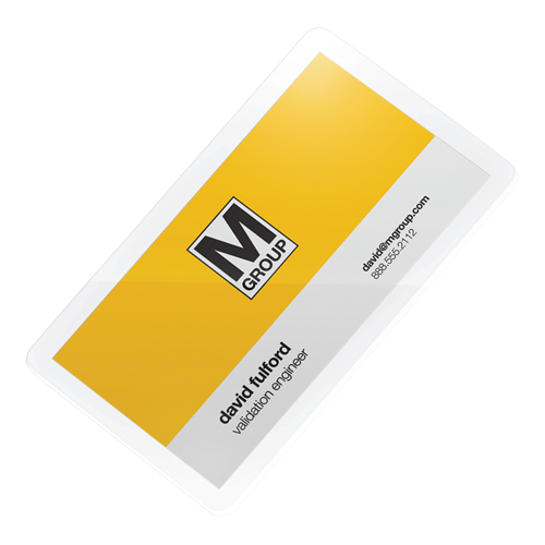 Swingline UltraClear Laminating Business Card Pouches Haskins Industrial Inc.