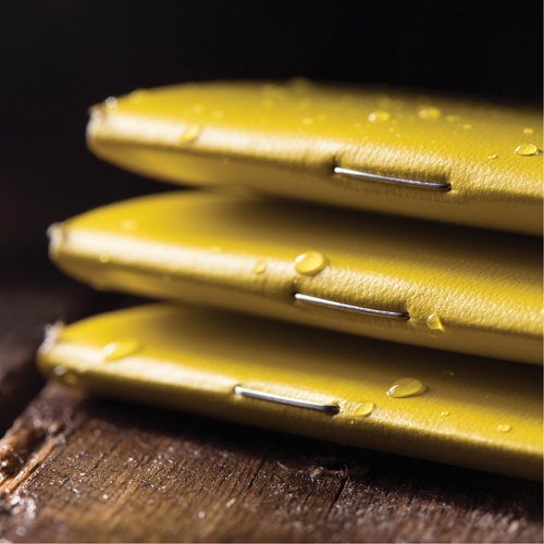 All-Weather Notebook, Soft Cover, Yellow, 48 Pages, 4-5/8" W x 7" L Haskins Industrial Inc.