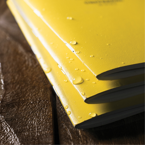Carnet de notes, Couverture souple, Jaune, 48 Pages, 4-5/8" , 7"  Haskins Industrial Inc.