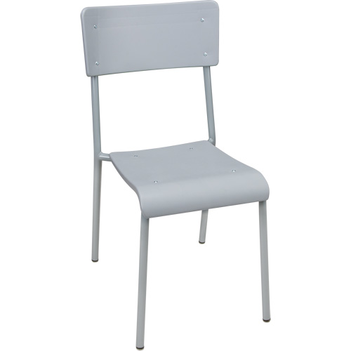 Chaises empilables Ventura, Polypropyl&egrave;ne, Hauteur 36", Capacit&eacute; 300 lb, Gris Haskins Industrial Inc.