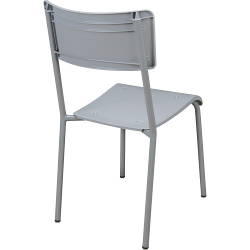 Chaises empilables Ventura, Polypropyl&egrave;ne, Hauteur 36", Capacit&eacute; 300 lb, Gris Haskins Industrial Inc.