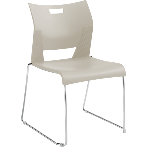Chaise de formation sans bras Duet, Plastique, Hauteur 33-1/4", Capacit&eacute; 350 lb, Blanc Haskins Industrial Inc.