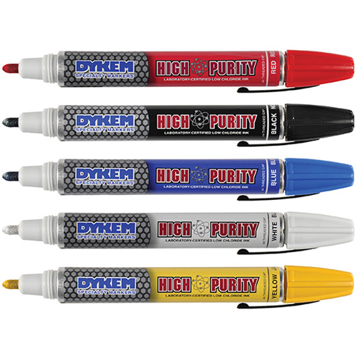 Marqueur de peinture &agrave; pointe en feutre, Liquide, Blanc Haskins Industrial Inc.