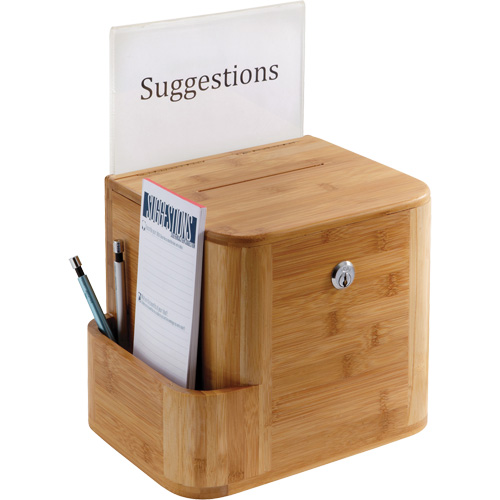 Bamboo Suggestion Box Haskins Industrial Inc.