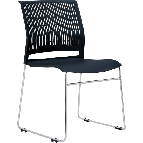 Activ Series Stacking Chairs, Polypropylene, 32-3/8" High, 275 lbs. Capacity, Black Haskins Industrial Inc.