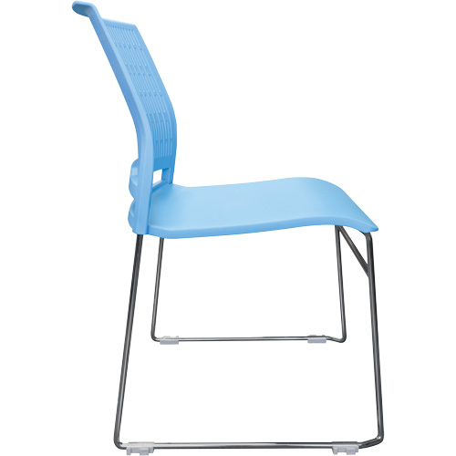 Chaises empilables s&eacute;rie Activ, Polypropyl&egrave;ne, Hauteur 32-3/8", Capacit&eacute; 275 lb, Bleu Haskins Industrial Inc.