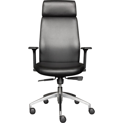 Activ Series High Back Executive Chair, Polyurethane/Vinyl, Black, 275 lbs. Capacity Haskins Industrial Inc.