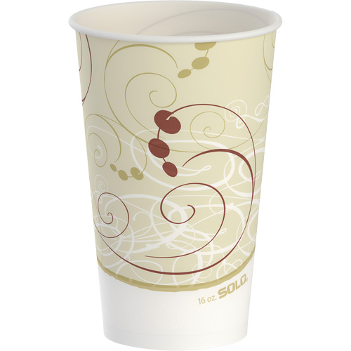 Dart&reg; Solo&reg; Waxed Disposable Cup, Paper, 16 oz., Multi-Colour Haskins Industrial Inc.
