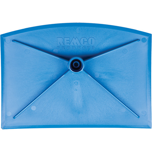 Food Hoe Head, Blue, 8" W x 11-1/4" L Haskins Industrial Inc.