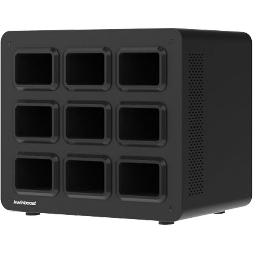 KwikBoost EdgePower&reg; 9-Bay Base Charging Station Haskins Industrial Inc.