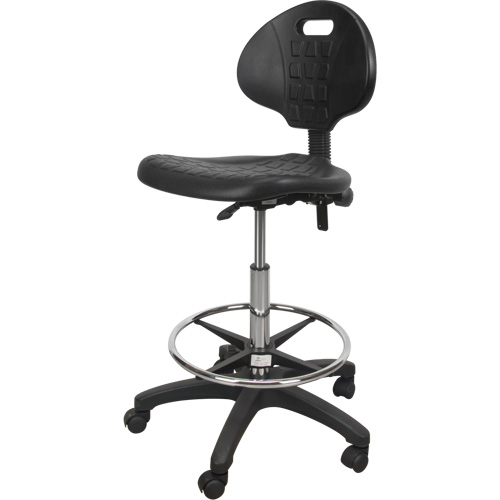 Tabouret robuste et ergonomique, Mobile, Ajustable Hauteur, Capacit&eacute; 250 lb Haskins Industrial Inc.