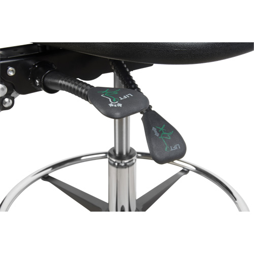 Tabouret robuste et ergonomique, Mobile, Ajustable Hauteur, Capacit&eacute; 250 lb Haskins Industrial Inc.