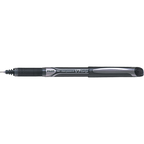 Hi-Tecpoint Grip Pen, Black, 0.7 mm Haskins Industrial Inc.