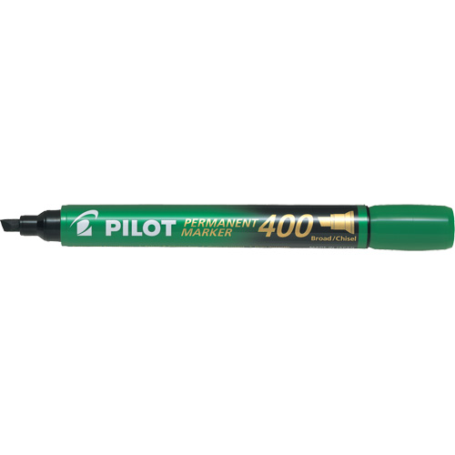 400 Permanent Marker, Green, Chisel Tip Haskins Industrial Inc.