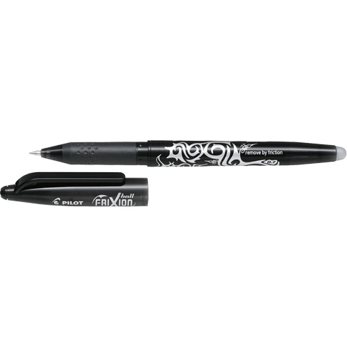 Stylo gel &agrave; bille Frixion, Noir, 0,7 mm Haskins Industrial Inc.