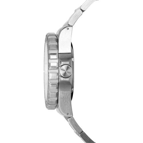 Grande montre automatique de plong&eacute;e &eacute;dition arctique GSAR avec bracelet en acier inoxydable, Num&eacute;rique, &agrave; piles, 41 mm, Argent Haskins Industrial Inc.