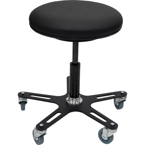 Tabouret Industriel OmniStool, Mobile, Ajustable, 22-1/2", Vinyle Si&egrave;ge Haskins Industrial Inc.