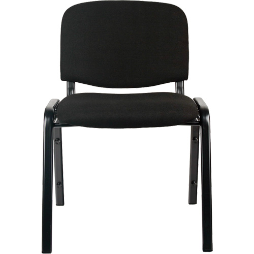 Chaises empilables, Tissu, Hauteur 32", Capacit&eacute; 250 lb, Noir Haskins Industrial Inc.