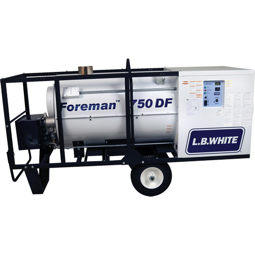 Foreman&reg; 750 Indirect-fired Portable Heater, Radiant Heat, Natural Gas, 750000 BTU/H Haskins Industrial Inc.