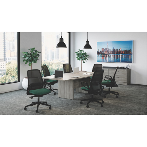 Newland Boat-Shaped Conference Table Haskins Industrial Inc.