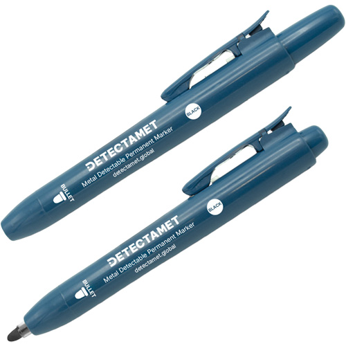 Retractable Permanent Marker, Black, Bullet Tip Haskins Industrial Inc.