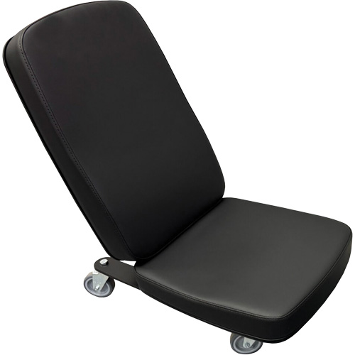 FLEX Mini Industrial Chair, Vinyl, Black, 280 lbs. Capacity Haskins Industrial Inc.