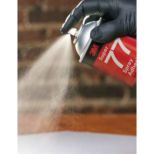 Super 77 Spray Adhesive, Clear, Aerosol Can Haskins Industrial Inc.