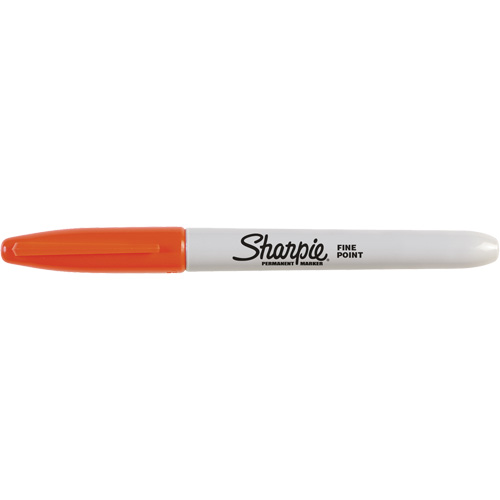 Permanent Markers - #15, Fine, Orange Haskins Industrial Inc.