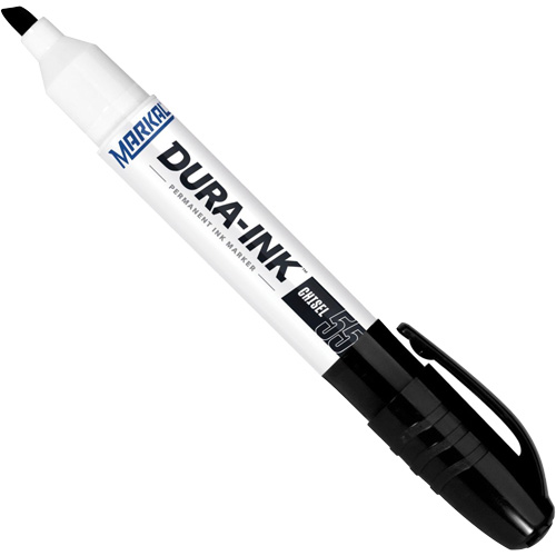 Marqueur permanent Dura-Ink 55, Noir, Pointe Ciseau Haskins Industrial Inc.