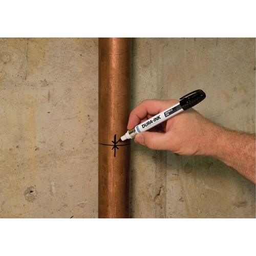 Marqueur permanent Dura-Ink 80, Noir, Pointe Moyen Haskins Industrial Inc.