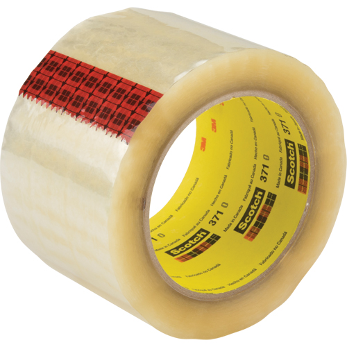 Scotch&reg; Box Sealing Tape 371, Hot Melt Adhesive, 1.9 mils, 36 mm (1-1/2") x 914 m (2998') Haskins Industrial Inc.