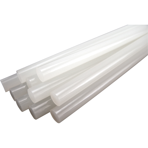Glue Stick, 7/16" Dia. x 10" L, Clear Haskins Industrial Inc.