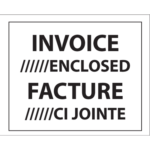 Packing List Envelopes, 4" L x 5" W, Backloading Style Haskins Industrial Inc.