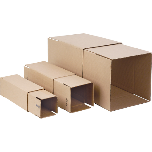 Telescopic Corrugated Boxes, 12" W x 12" L, 36" - 72" Height Range Haskins Industrial Inc.