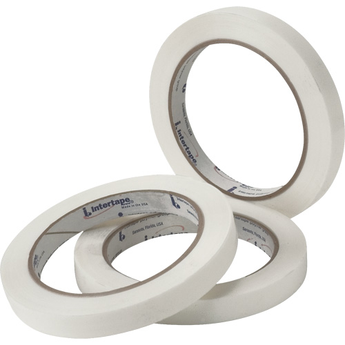 White General Purpose Strapping Tape, 2.7 mils Thick, 9.144 mm (0.36") x 54.864 m (180')  Haskins Industrial Inc.