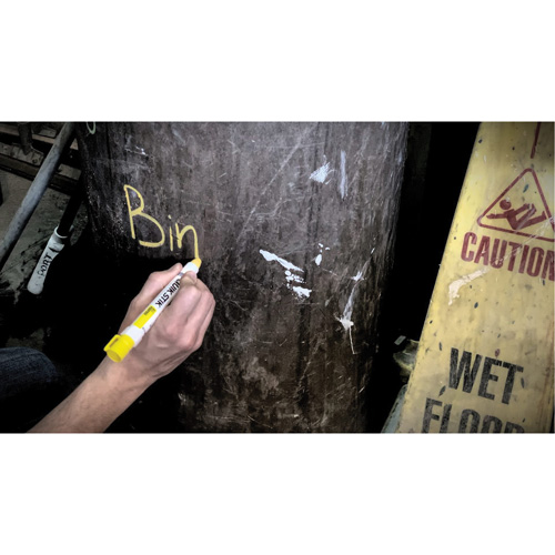 Quik Stik&reg; Twist-Up Paint Markers, Solid Stick, White Haskins Industrial Inc.