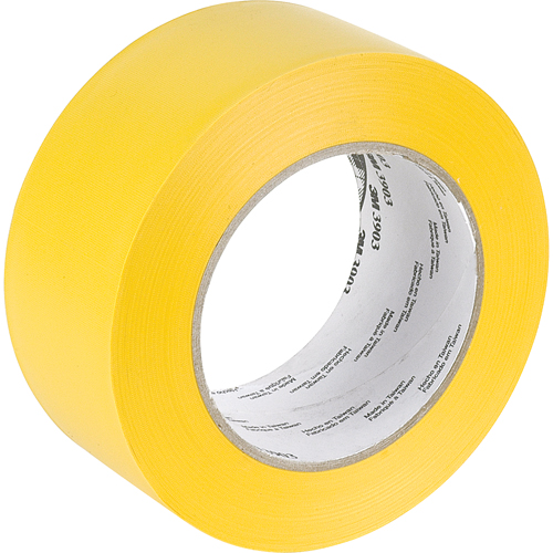 3903 Vinyl Duct Tape, 50 mm (2") W x 45.5 m (149.25') L, 6.3 mils, Yellow Haskins Industrial Inc.