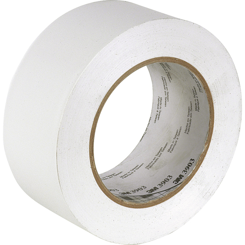 3903 Vinyl Duct Tape, 50 mm (2") W x 45.5 m (149.25') L, 6.3 mils, White Haskins Industrial Inc.