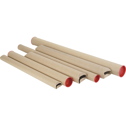 Snap-Seal Mailing Tubes, 2" W x 18" L Haskins Industrial Inc.