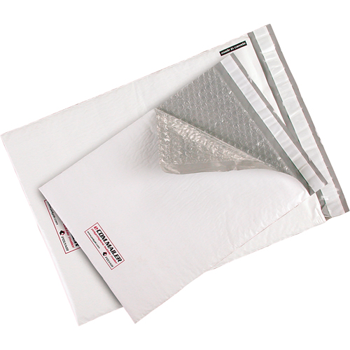 XPak Polyethylene Bubble Mailers, Polyethylene, 14-1/4" W x 14-1/4" L Haskins Industrial Inc.