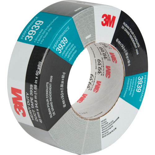 Ruban adh&eacute;sif 3939, 9 mils, Argent, 48 mm (2") x 55 m (180') Haskins Industrial Inc.