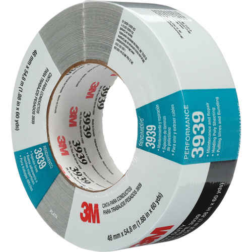 Ruban adh&eacute;sif 3939, 9 mils, Argent, 48 mm (2") x 55 m (180') Haskins Industrial Inc.