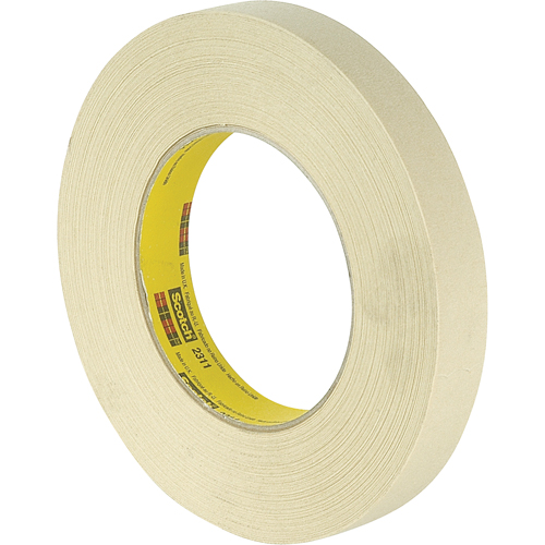 Scotch&reg; Performance 231 Masking Tape, 18 mm (3/4") x 55 m (180'), Tan Haskins Industrial Inc.