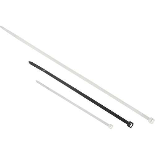 Contractor-grade Cable Ties, 24" Long, 175LBS Tensile Strength, Natural Haskins Industrial Inc.