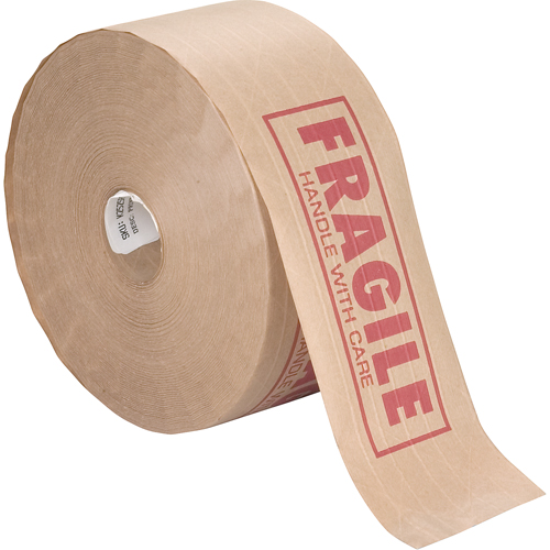 Pre-Printed Gummed Tapes, 76 mm (3") x 137 m (449.475'), Kraft Haskins Industrial Inc.